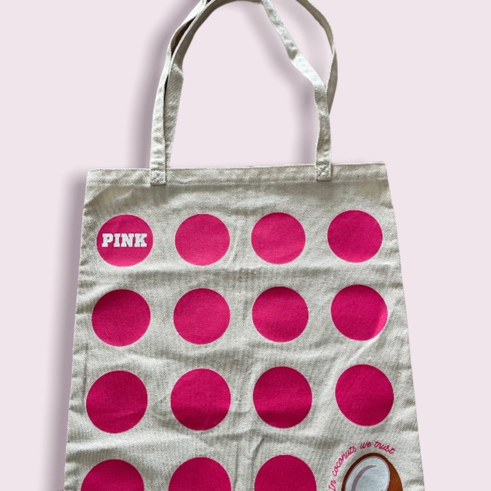 Canvas Pink tote